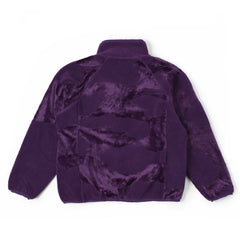 New Amsterdam - Veste Zippée Intégrale Motif Vache - Violet-Pulls et Sweats-2302006001