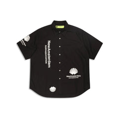New Amsterdam - BEACH SHIRT SHORT SLEEVE - BLACK-T-shirts-2301031001