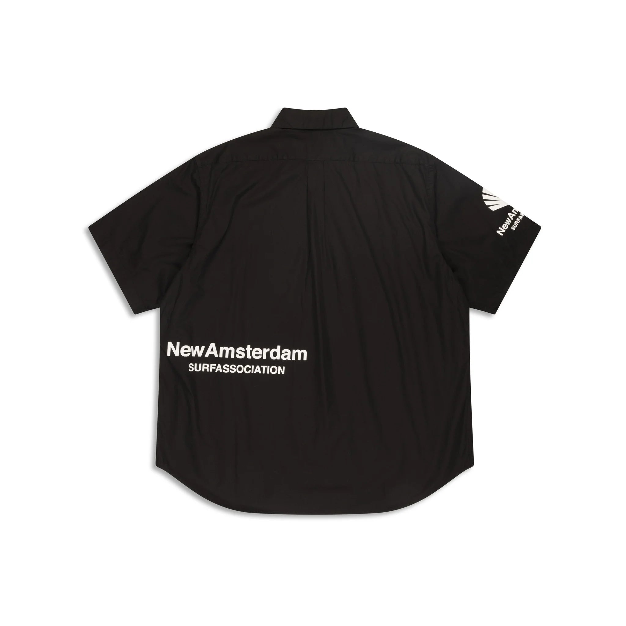 New Amsterdam - BEACH SHIRT SHORT SLEEVE - BLACK-T-shirts-2301031001