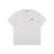 New Amsterdam - DISTEL TEE - WHITE / LILAC-T-shirts-23010610002