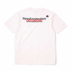New Amsterdam - T-shirt Logo Off Shore - White-T-shirts-2302121001