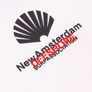 New Amsterdam - T-shirt Logo Off Shore - White-T-shirts-2302121001