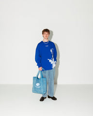 New Amsterdam x Ruks Museum - LETTER LONGSLEEVE - BLUE-T-shirts-2303009001