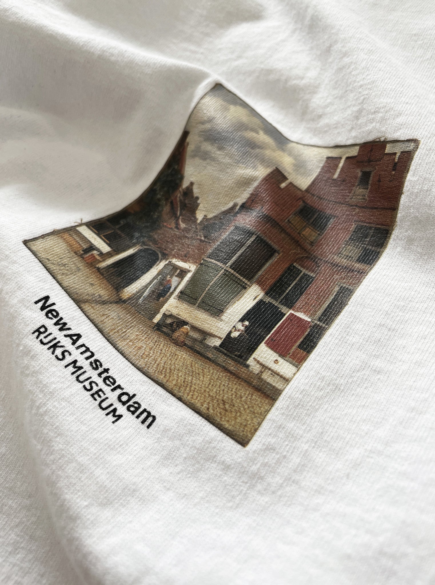 New Amsterdam x Ruks Museum - LITTLE STREET TEE - WHITE-T-shirts-2303008002