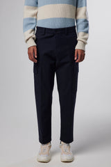 NN07 - Armie cargo trousers 1722 - Bleu marine-Pantalons et Shorts-2311722180