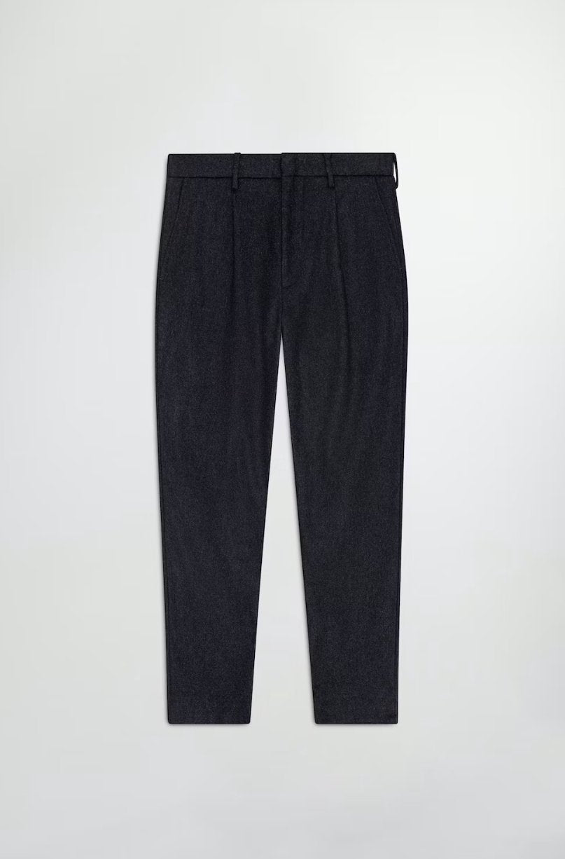 NN07 - Bill Pant 1630 - Tapered Leg Trouser L32 - Navy Blue-Pantalons et Shorts-2271630106