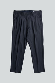 NN07 - Bill Pant 1680 Relaxed Cotton Blend Trouser L32 - Navy Blue-Pantalons et Shorts-2251680106