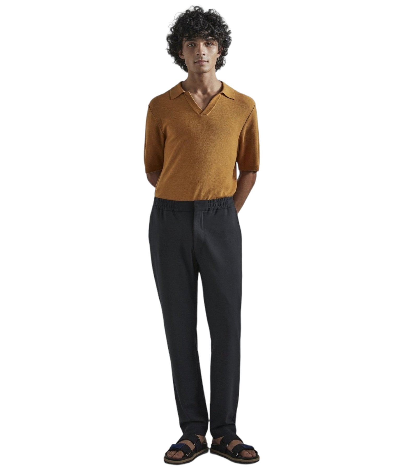 NN07- Pantalon Foss 1228 Navy Blue-Pantalons et Shorts-2111228105