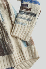 NN07 - Brady Intarsia Sweater 6524 Ecru Multi-Pulls et Sweats-2276524652
