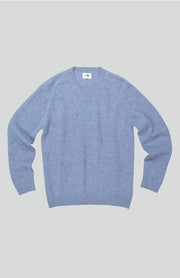 NN07 - Nathan Wool Sweater 6212 - Light Blue Melange-Pulls et Sweats-2276212646