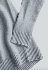 NN07 - Nathan Wool Sweater 6510 - Color 904 - Light Grey Melange-Pulls et Sweats-2276510646