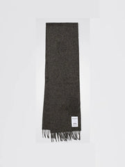 Norse Projects - Moon Lambswool Scarf - Charcoal Melange-Accessoires-N83-0021