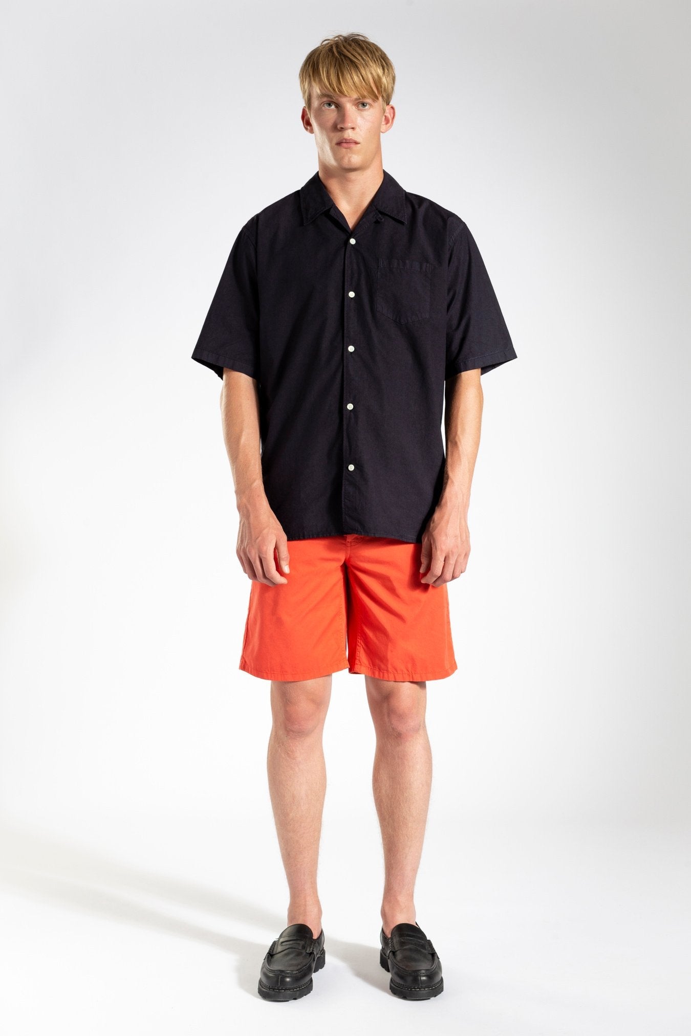 Norse Projects - Carsten Tencel - Dark Navy-Chemises-N40-0579