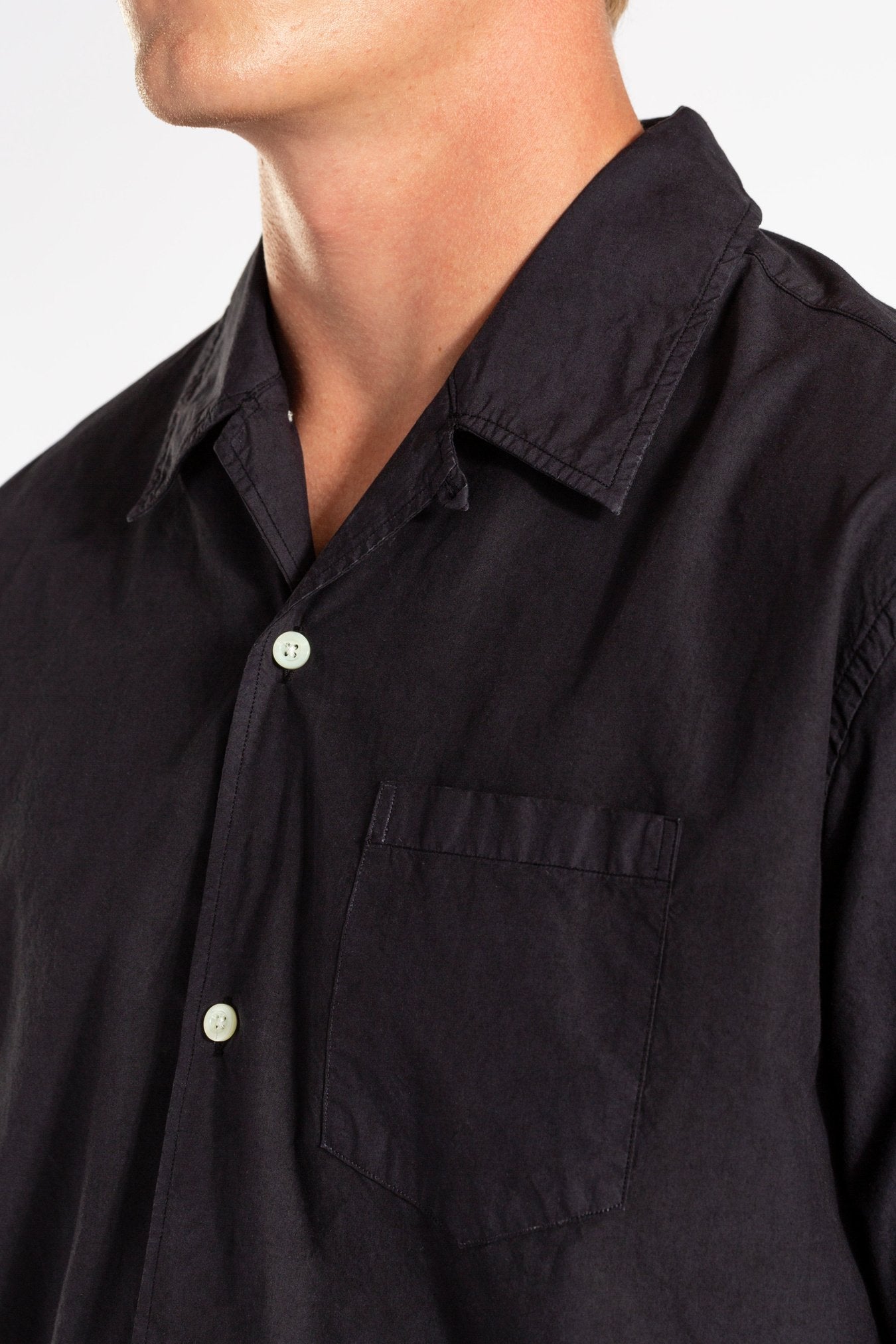 Norse Projects - Carsten Tencel - Dark Navy-Chemises-N40-0579