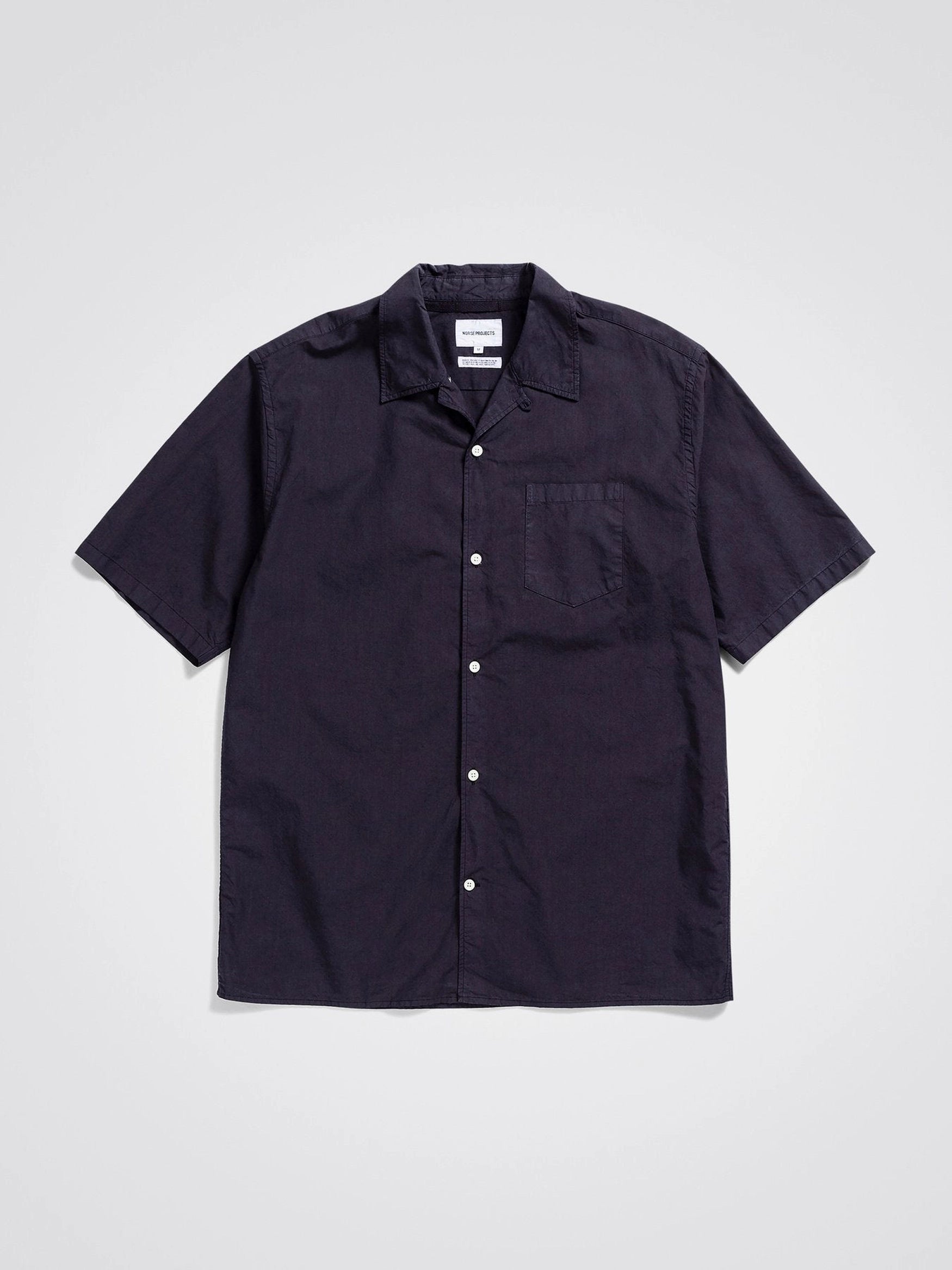 Norse Projects - Carsten Tencel - Dark Navy-Chemises-N40-0579