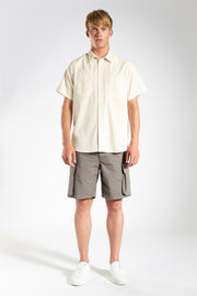 Norse Projects - Silas Chambray SS Tab Series - Ecru-Chemises-N40-0784