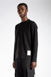 Norse Projects - Holger Tab Series Logo LS - Black-T-shirts-N10-0189