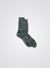 Norse Projects - Bjarki Blend Socks - Varsity Green-chaussettes-N82-0004