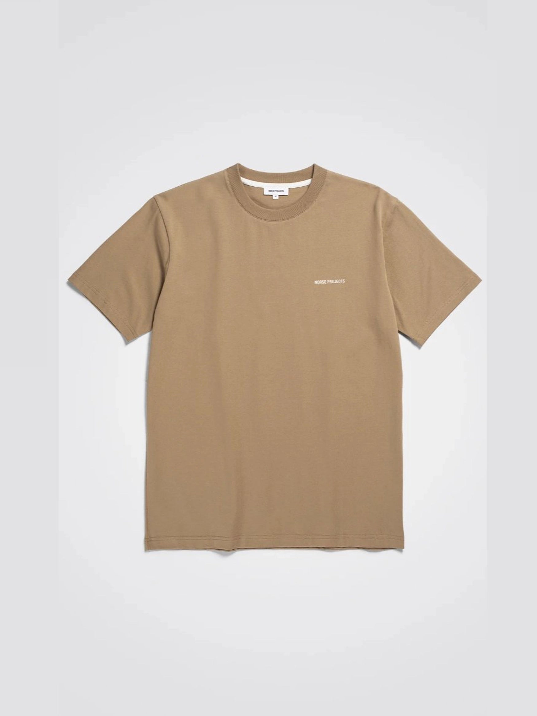 Norse Projects - Johannes Standard Logo - Utility Khaki-T-shirts-N01-0606