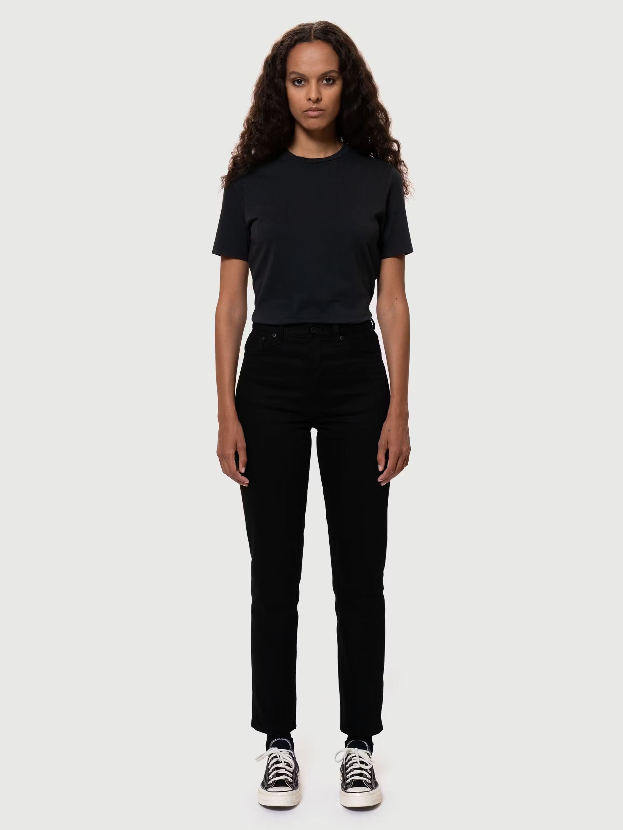 Nudie Jeans - Breezy Britt Jeans - EverBlack-Jupes et Pantalons-114247