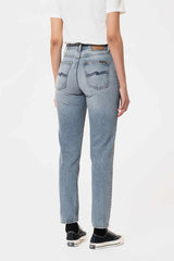 Nudie Jeans Co - Breezy Britt Mom Jean - Blue Desert-Jupes et Pantalons-114005
