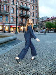 Nudie Jeans - Holly Western Pants - 70s Blue-Jupes et Pantalons-120257