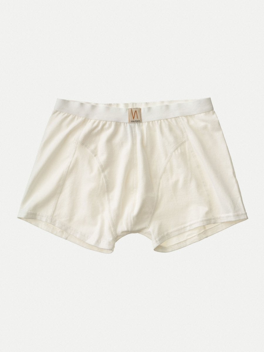 Nudie Jeans co - Boxer Briefs White organic cotton - Sous-vêtement boxer blanc--170246-W01-002