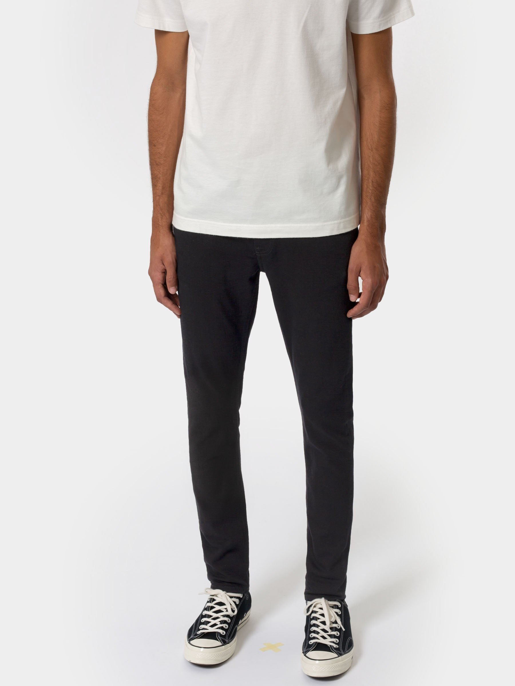 Nudie Jeans co - Skinny Lin Black - Jean skinny Noir-Pantalons et Shorts-111539