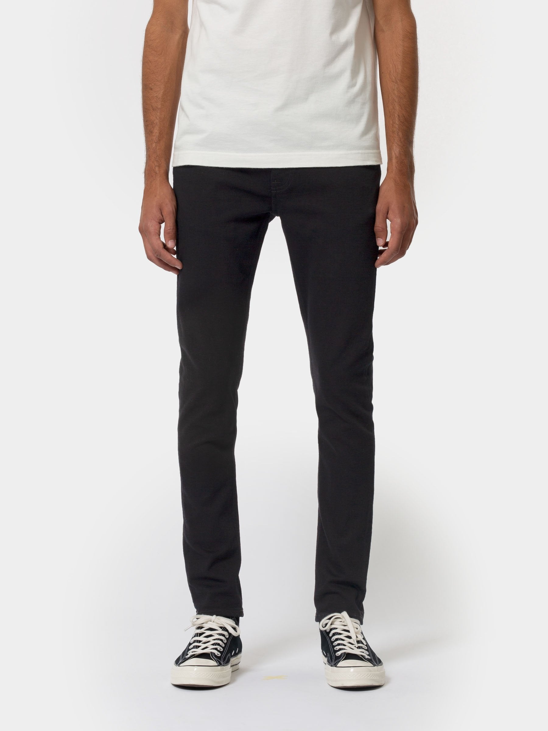 Nudie Jeans co - Skinny Lin Black - Jean skinny Noir-Pantalons et Shorts-111539