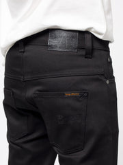 Nudie Jeans Co - Thin Finn Dry Cold Black - Jean Slim Noir-Pantalons et Shorts-112303