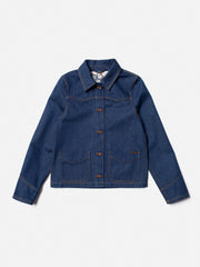 Nudie Jeans - Kelly Western Jacket - 70s Blue-Vestes et Manteaux-160826
