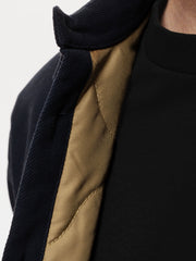 Nudie Jeans - Glenn Padded Shirt Navy-Vestes et Manteaux-140752