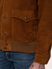 Nudie Jeans - Steve Leather Jacket Cognac-Vestes et Manteaux-160797