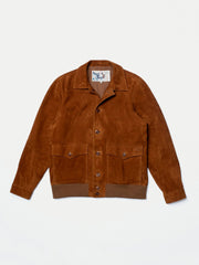 Nudie Jeans - Steve Leather Jacket Cognac-Vestes et Manteaux-160797