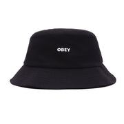 Obey - Bold Canvas Bucket Hat Black - Unisexe-Accessoires-100520054