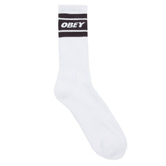 Obey - Cooper II Socks - White / Black-Accessoires-9497200
