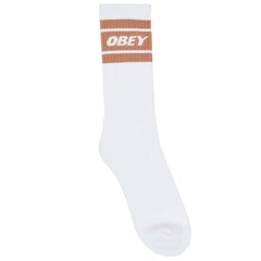 Obey - Cooper II Socks - White / Brown Sugar-Accessoires-100260093