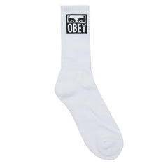 Obey - Eyes Icon Socks - White-Accessoires-9497300