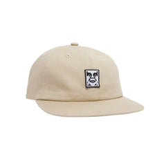Obey - Icon Patch Panel Strapback Cap - Silver Grey-Accessoires-100580303