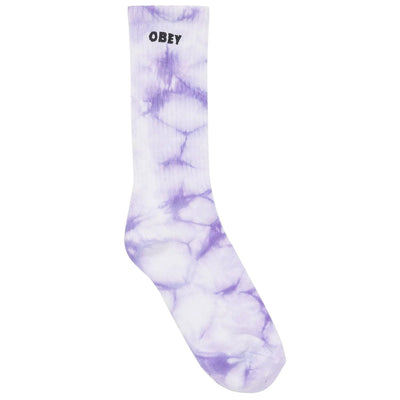 Obey - Tie Dye Socks - Lavender Silk Multi-Accessoires-100260162
