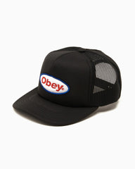 Obey - Chisel Trucker Cap - Black-Casquette-100500044