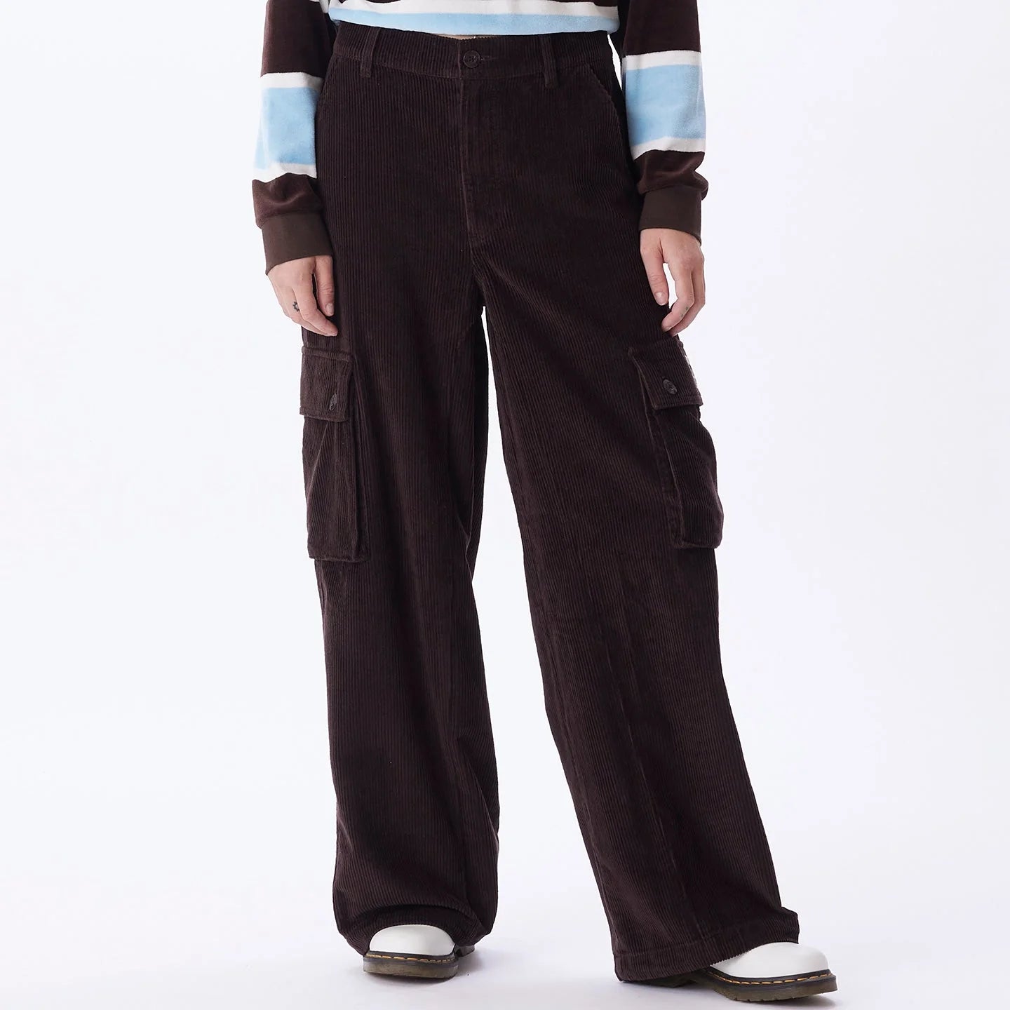 Obey - Andrea Baggy Cargo Pant - Java Brown-Jupes et Pantalons-242020100