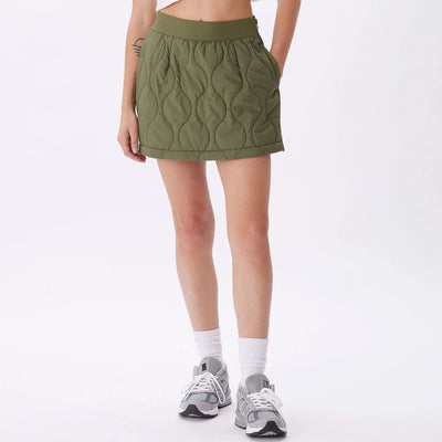 Obey - Baseline Skirt - Light Army-Jupes et Pantalons-112843316