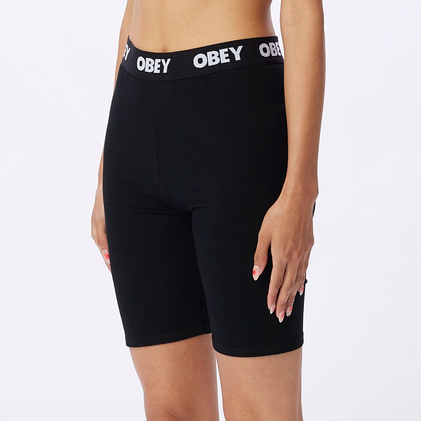Obey Clothing- Bike Short - Black-Jupes et Pantalons-272120098