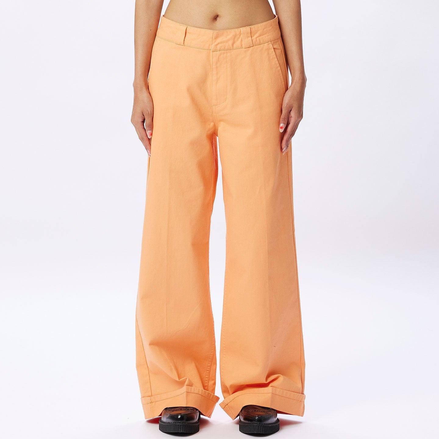Obey - Mila Work Pant - Papaya Smoothie-Jupes et Pantalons-242020093-PPS