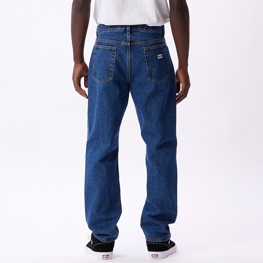 Obey - Bender Denim - Stone Wash Indigo-Pantalons et Shorts-142010080