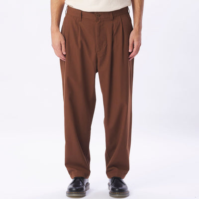Obey - Fubar Pleated Pant - Sepia-Pantalons et Shorts-142020201