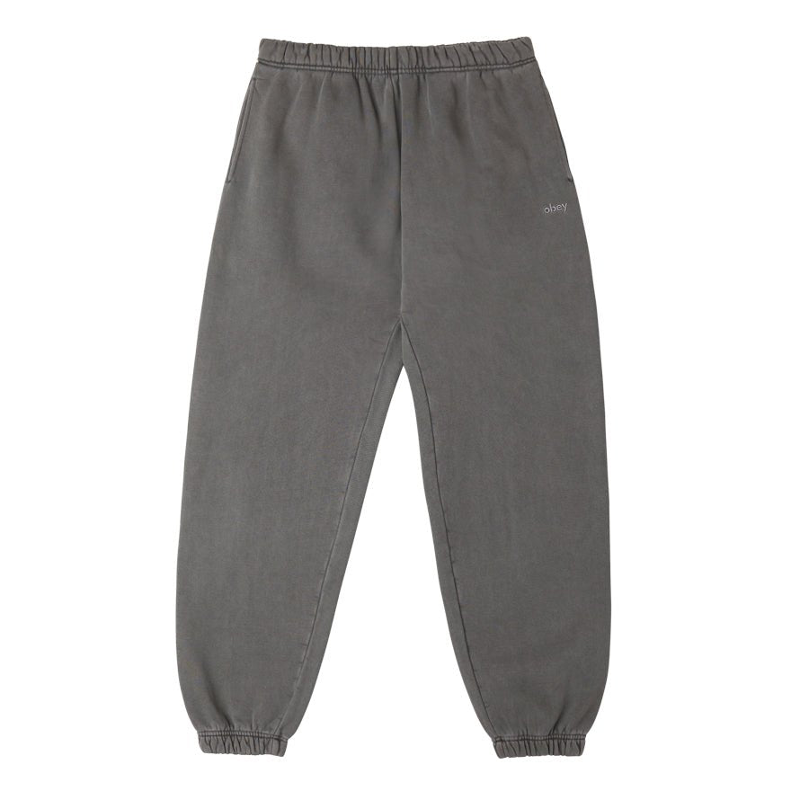 Obey - Lowercase Pigment Sweatpants - Pigment Digital Black-Pantalons et Shorts-142030046