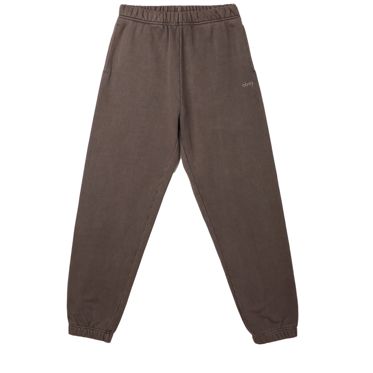Obey - Lowercase Pigment Sweatpants - Pigment Java Brown-Pantalons et Shorts-142030046