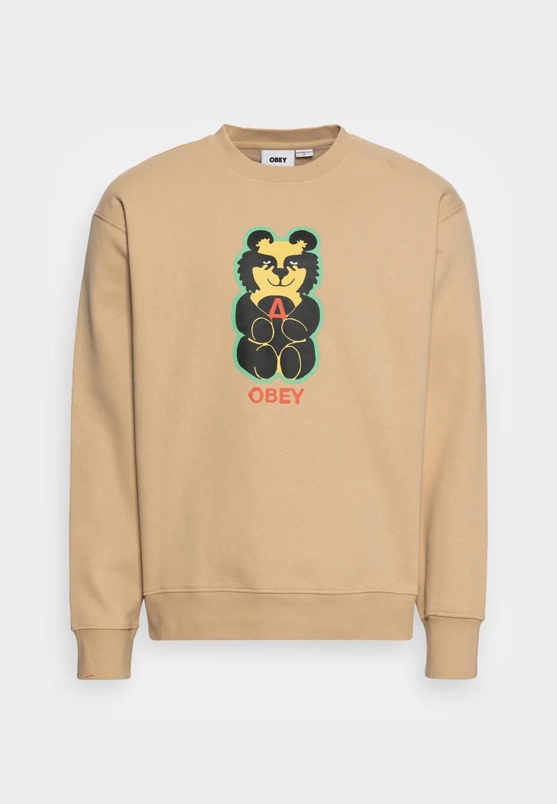 Obey - Bear Icon - Oat Milk-Pulls et Sweats-112863152